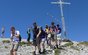 Tibetische Fahnen, wir langsam zum Alpenhof Zeichen....
